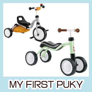 木のおもちゃ カルテット / 2歳～ 三輪スクーター R1 赤|プッキー社