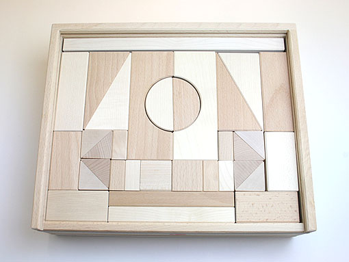 木のおもちゃ カルテット / アルビスブラン 積木 中｜アルビスブラン社