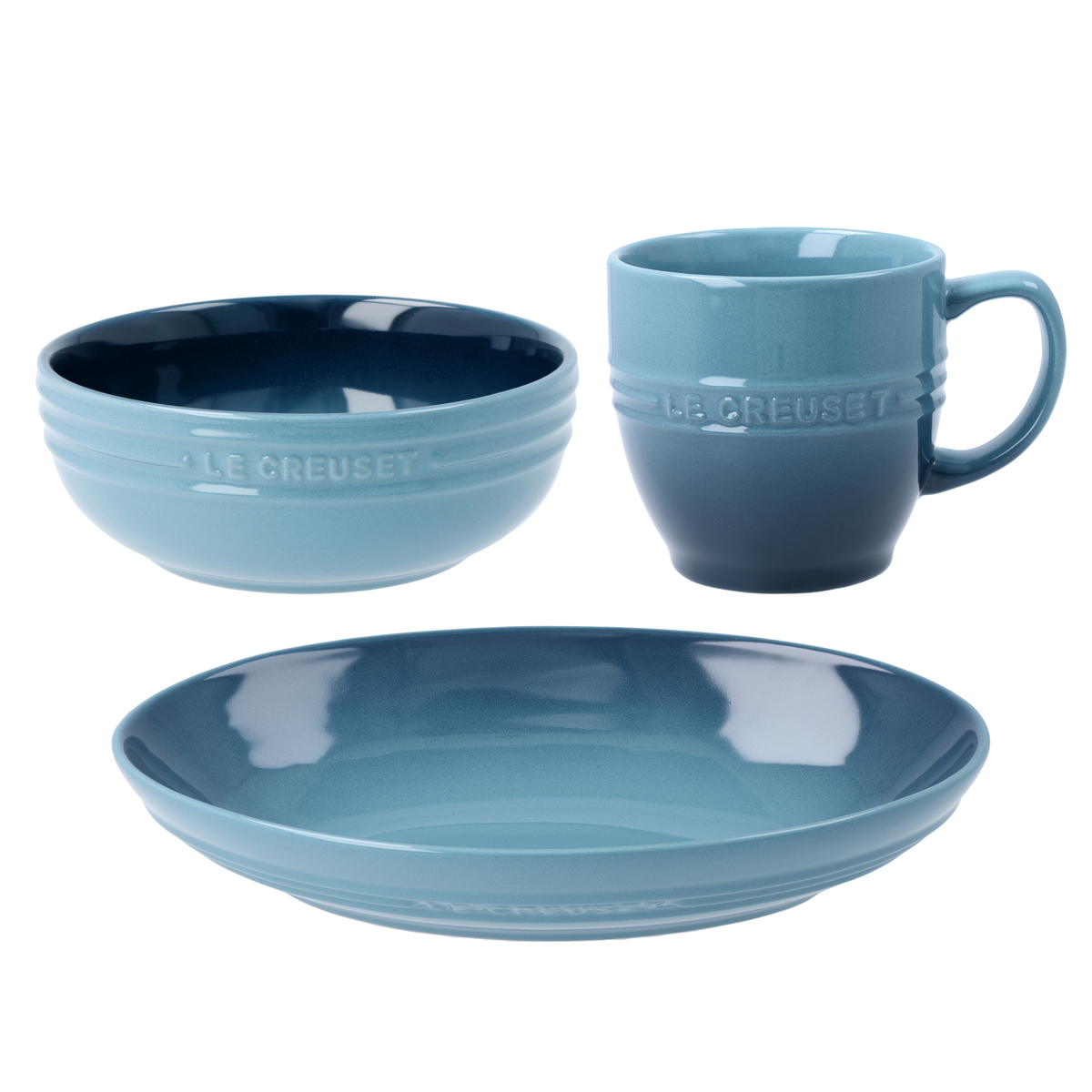 ル・クルーゼ テーブルウェア モーニング 3点セット LE CREUSET