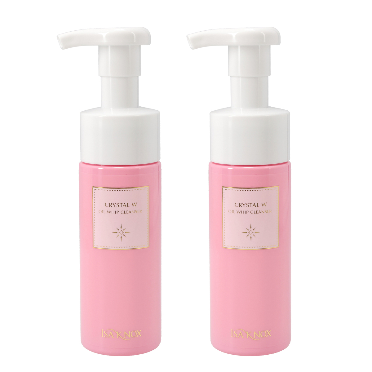 イザノックス クリスタルWオイルホイップクレンジング2本セット