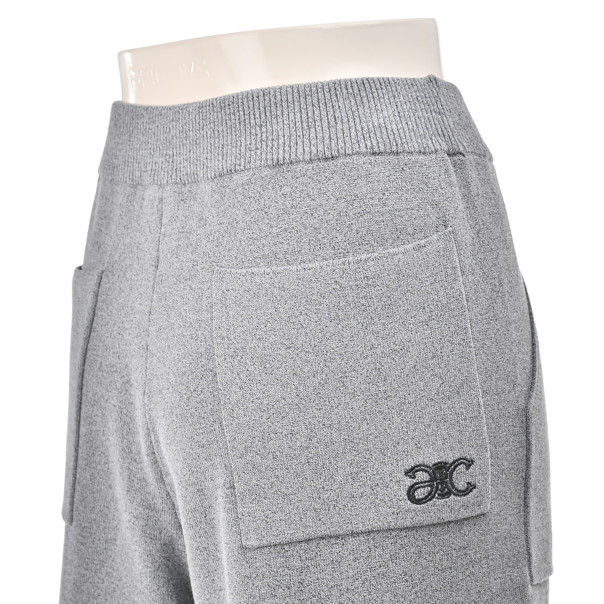 Anne Coquine コアスパンヤーンニットガウチョパンツ アンコキーヌ