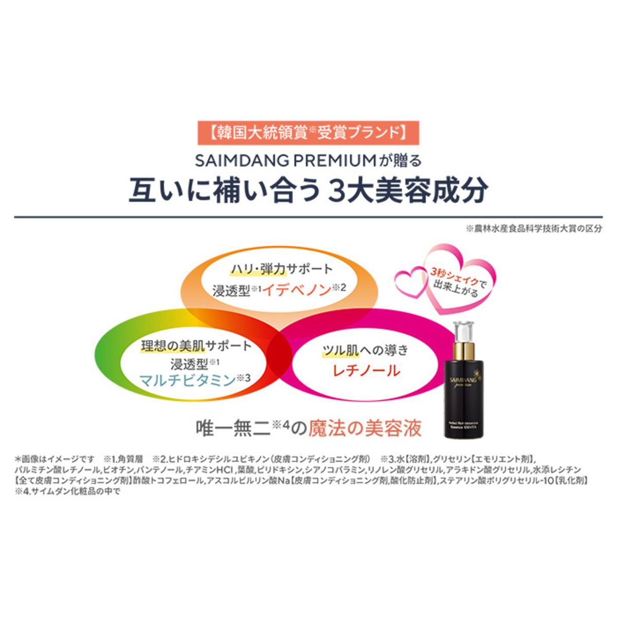 サイムダンプレミアムイデベノン美容液IDEVITA 25ml サイムダン