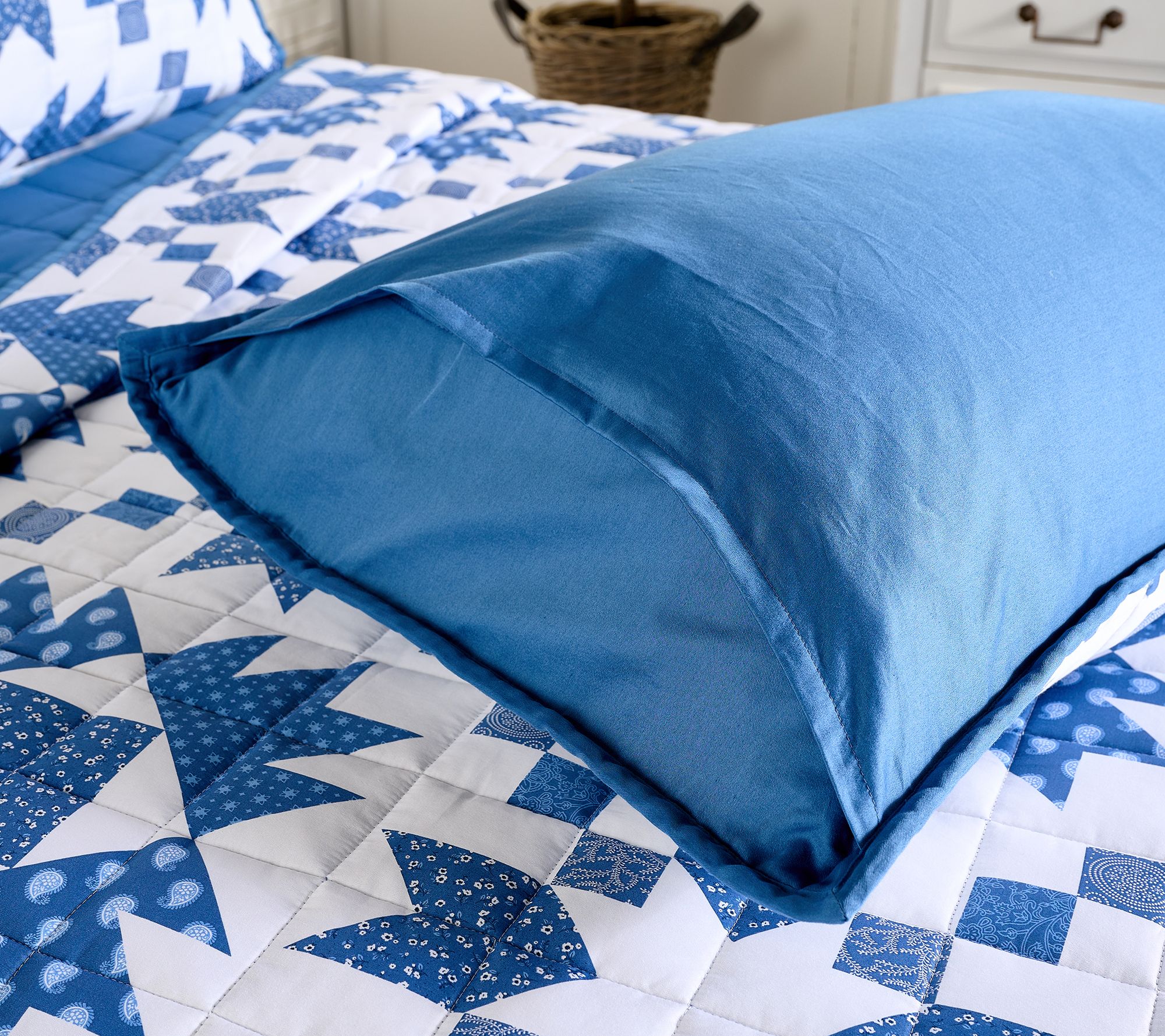 Martha Stewart 3-Piece Coverlet and Sham Set Full/Queen - QVC.com