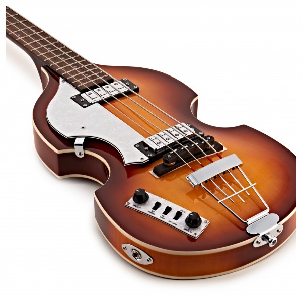 Hofner Ignition Left Handed Violin Bass, Sunburst at Gear4music