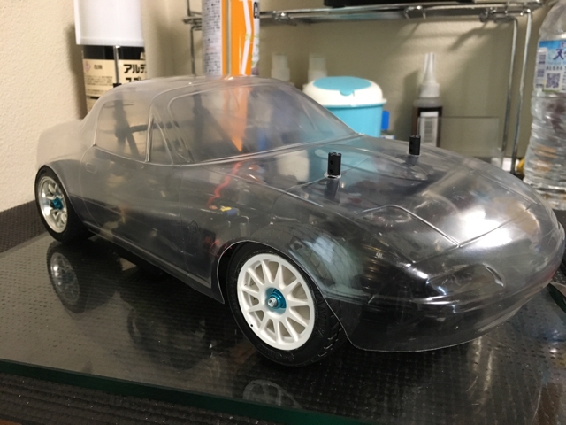 タミヤ ユーノス ロードスター M08用ボディ制作 その1 | RC/DC