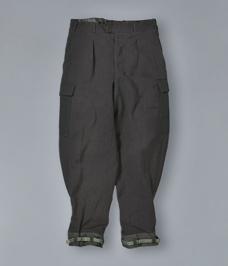40年代 スウェーデン軍 ハイウェスト ウールパンツ デッドストック