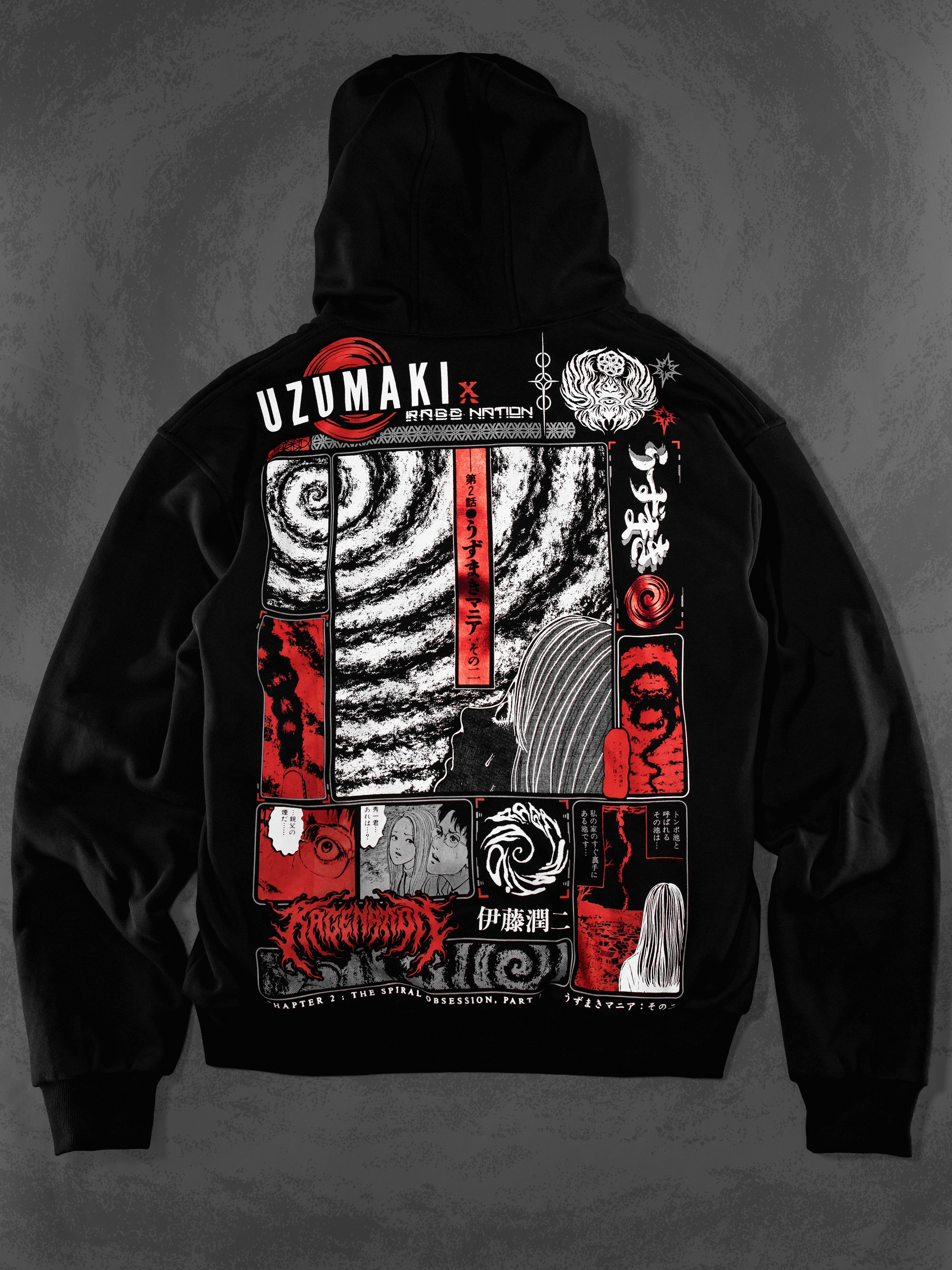 OFFICIAL UZUMAKI ✦ SPIRAL OBSESSION ✦ Collectible Zip-up Hoodie