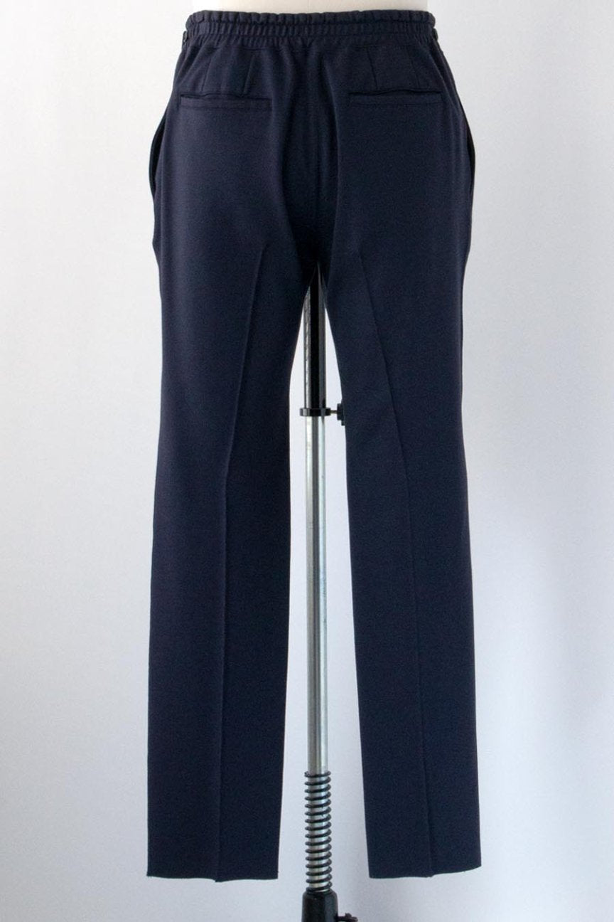 PONTE ROMA PLEATED TROUSERS/ NAVY – RAINMAKER KYOTO