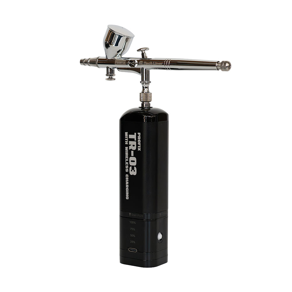 PROFIX Tech Liner ワイヤレス充電対応 充電式エアブラシセット TR-03