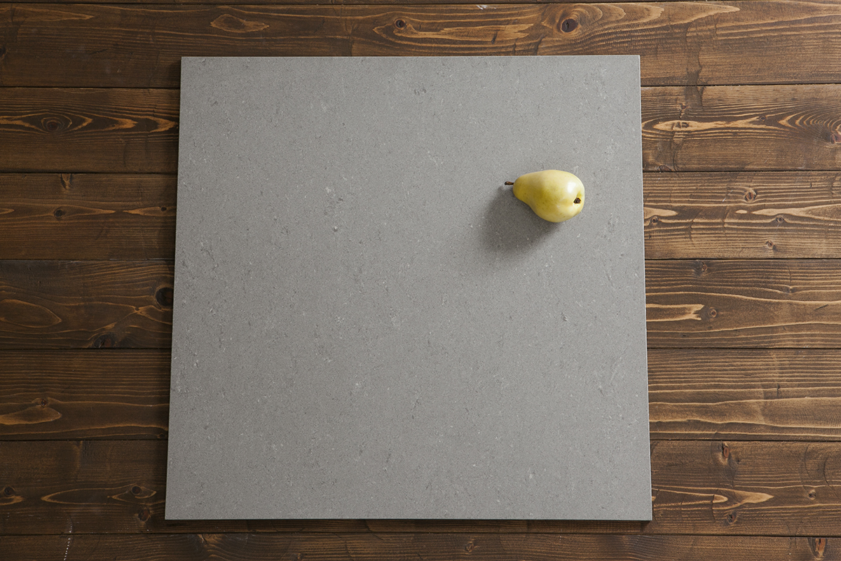 天板 人造大理石 グレー系×オフホワイトミックス 600×600 厚9