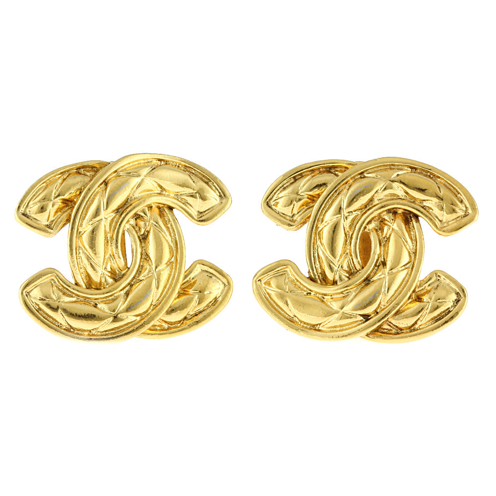 中古】 シャネル CHANEL イヤリング ココマーク ヴィンテージ メタル