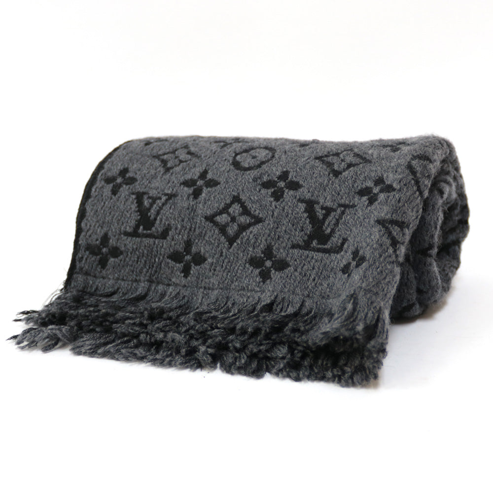 中古】 ルイ・ヴィトン LOUIS VUITTON マフラー モノグラム ウール