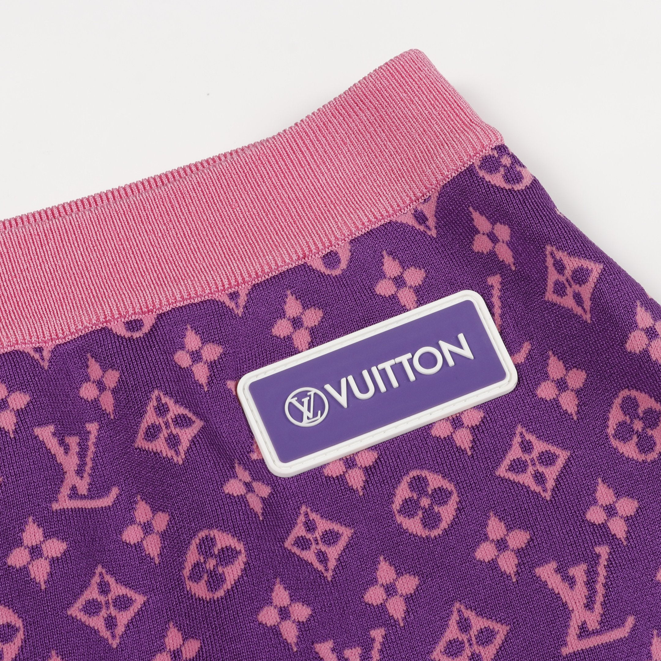 ヴィタミンズ スポーティ スカート シルク ナイロン パープル ピンク