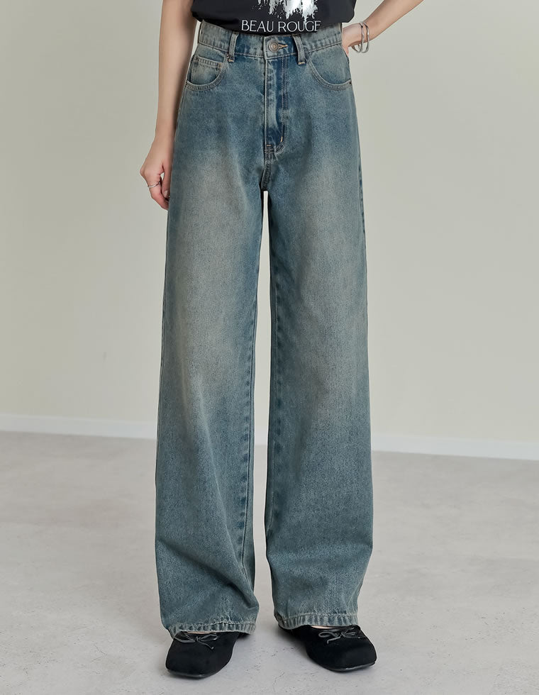 コットンデニムバギーパンツ - パンツ通販 | 人気レディース