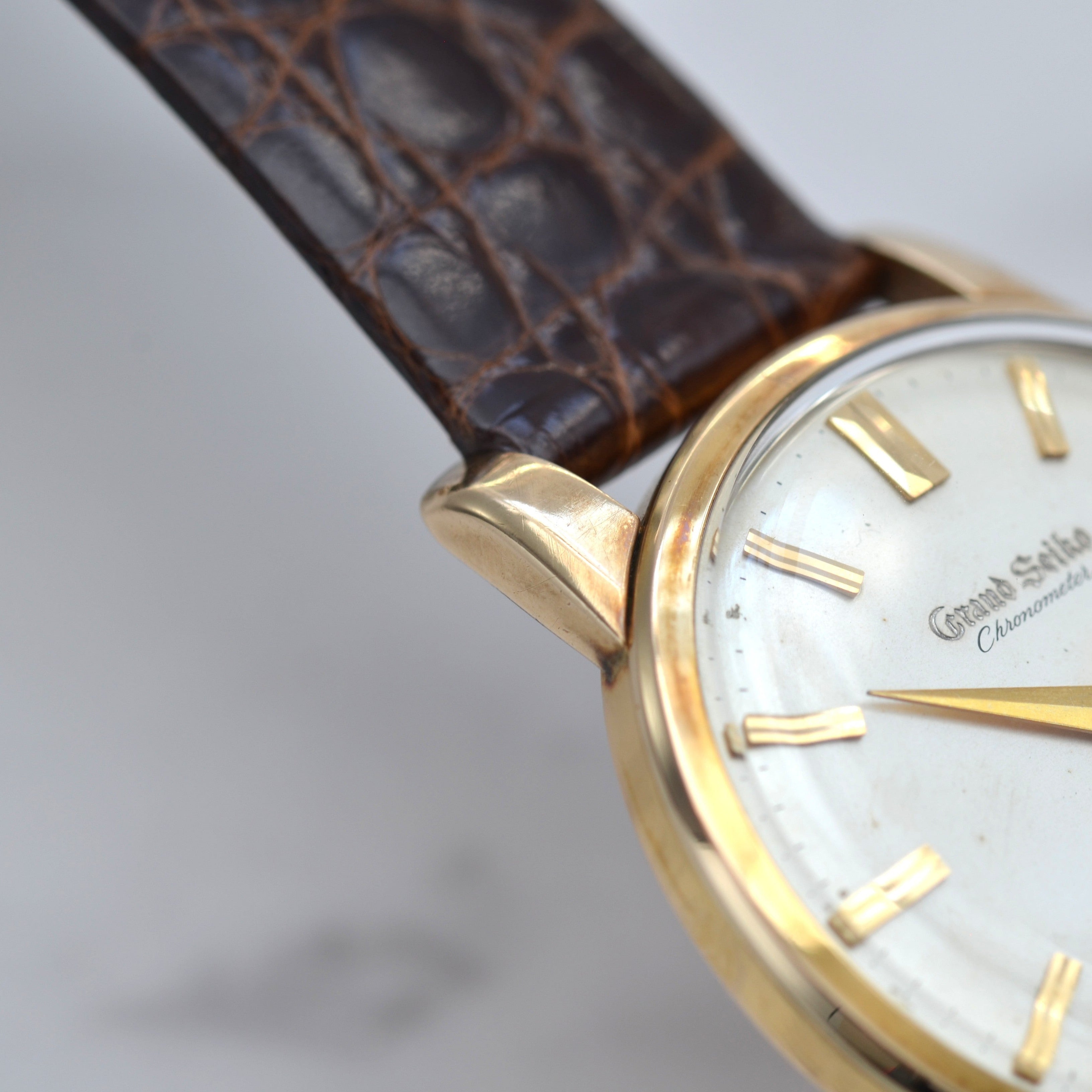 SEIKO】セイコー グランドセイコー 1st 彫り文字盤