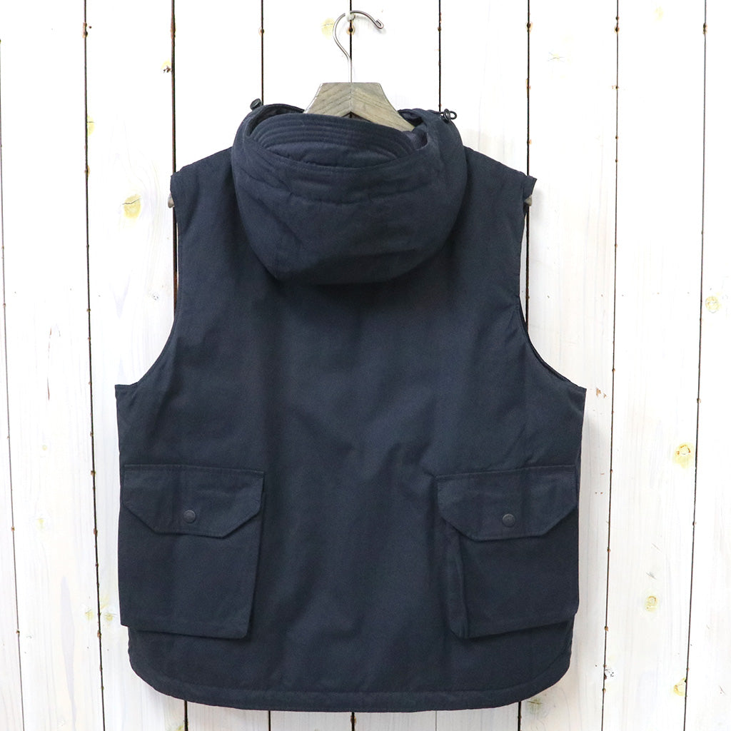 ENGINEERED GARMENTS : Field Vest-PC Coated Cloth (Dk.Navy