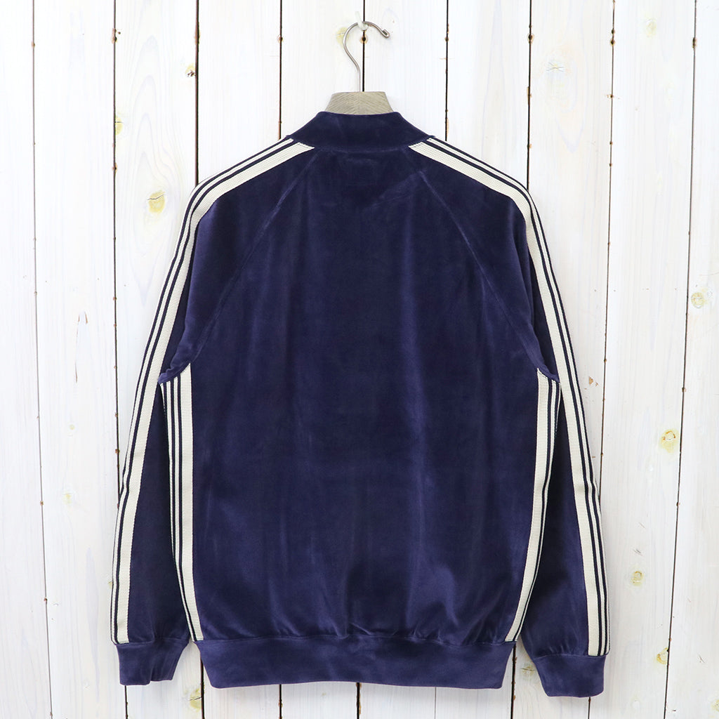 Needles : Rib Collar Track Jacket-C/PE Velour (Navy) – Reggieshop