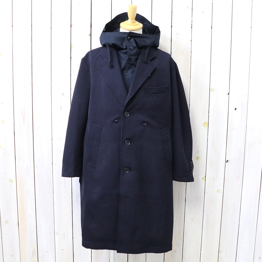 ENGINEERED GARMENTS : Chester Coat-Heavy Wool Elastique (Dk.Navy