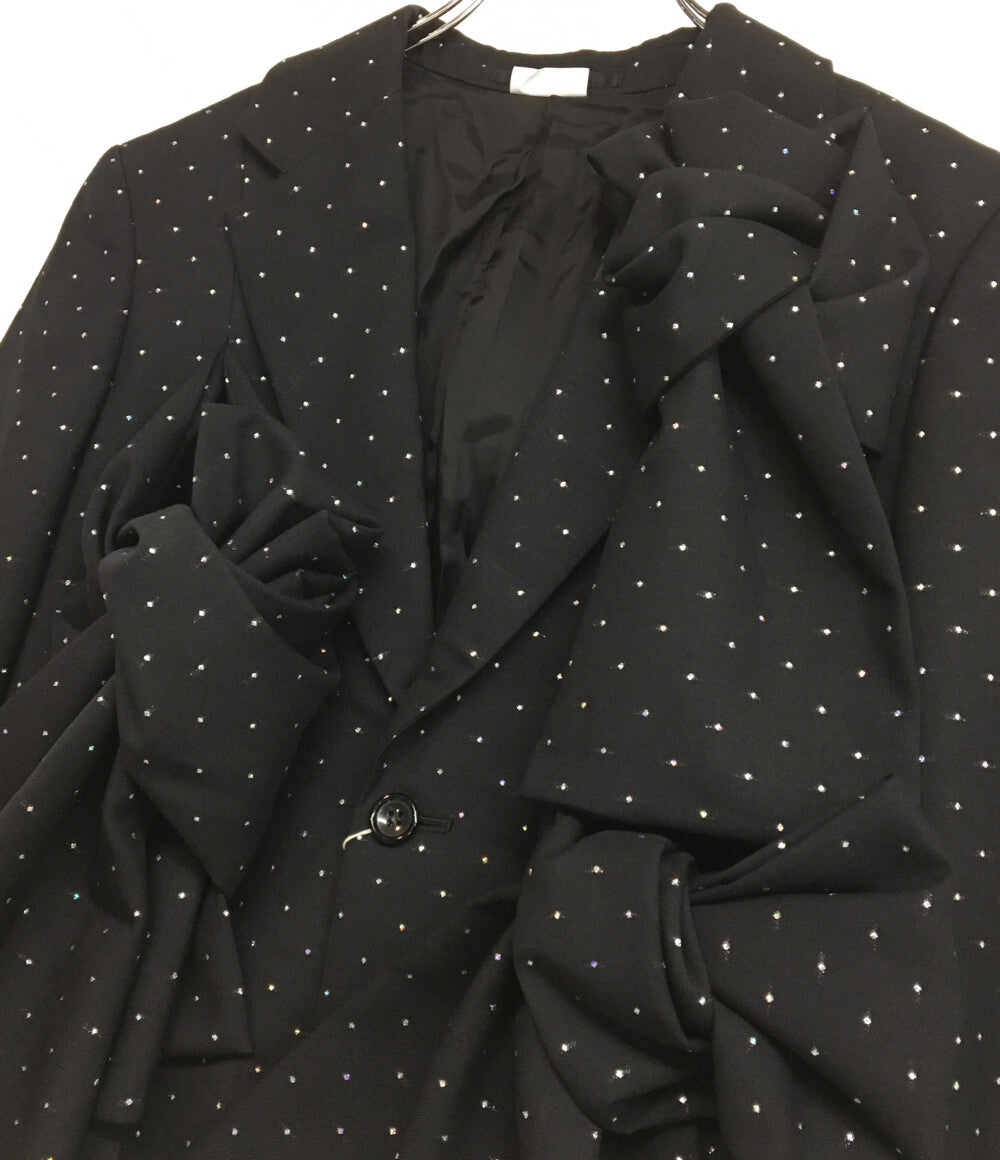 美品 COMME des GARCONS HOMME PLUS ラメファブリックリボンジャケット