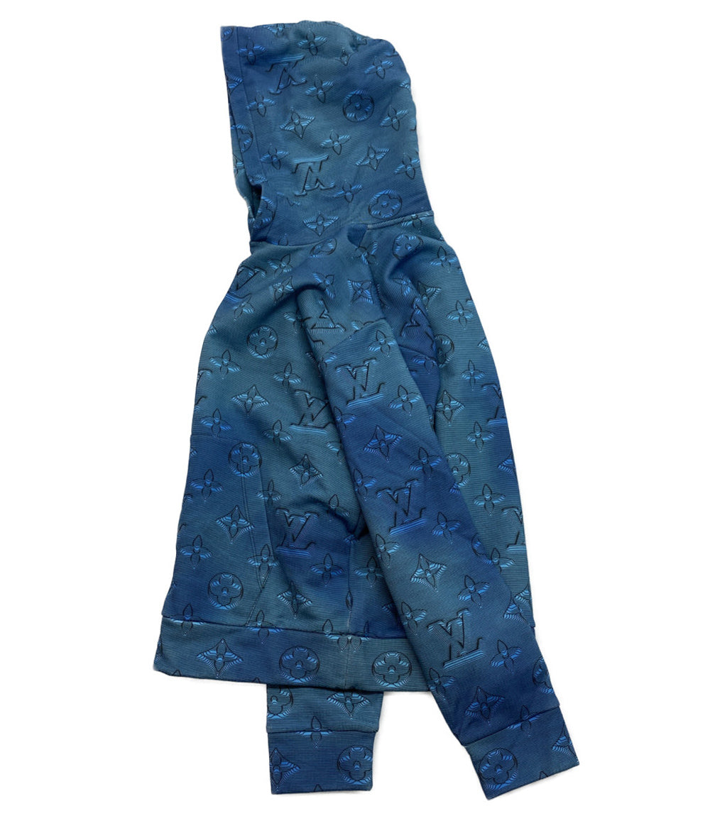 ルイヴィトン 美品 2022AW プルオーバーパーカー 3Dモノグラム メンズ