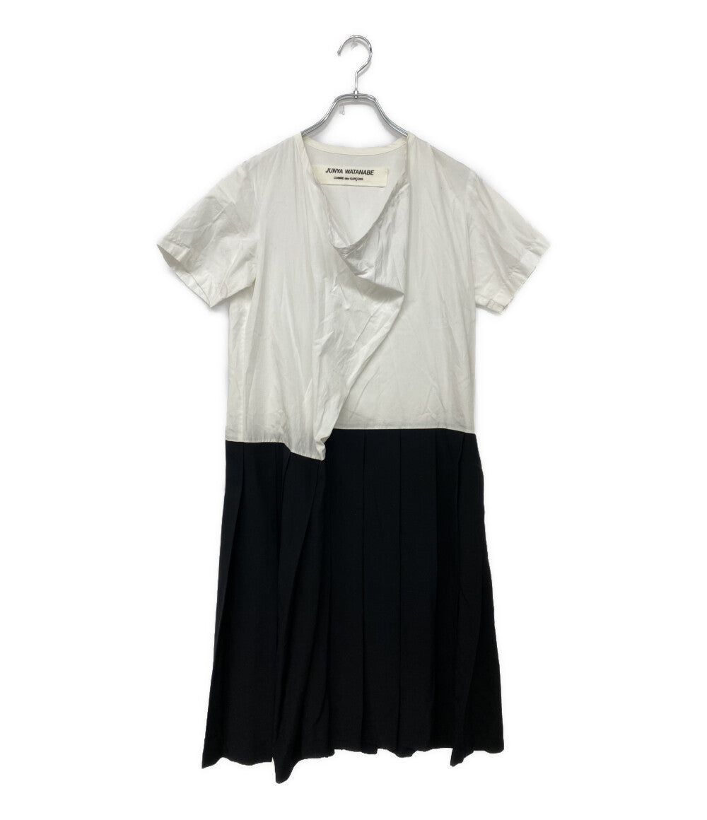 JUNYA WATANABE 半袖ワンピース バイカラー JO-100680 レディース SIZE