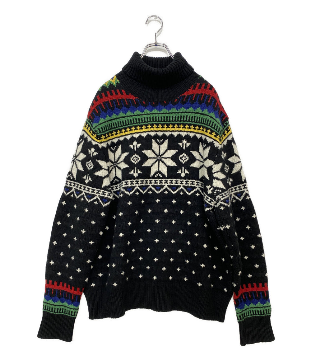 美品 POLO RALPH LAUREN ニット ノルディックニット タートルネック