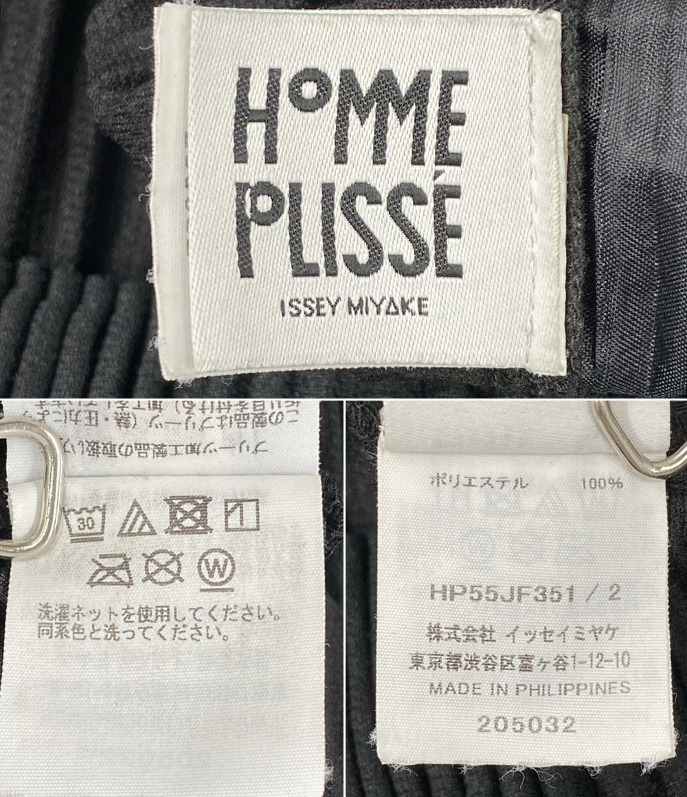 HOMME PLISSE ISSEY MIYAKE プリーツパンツ ブラック Basics Pant