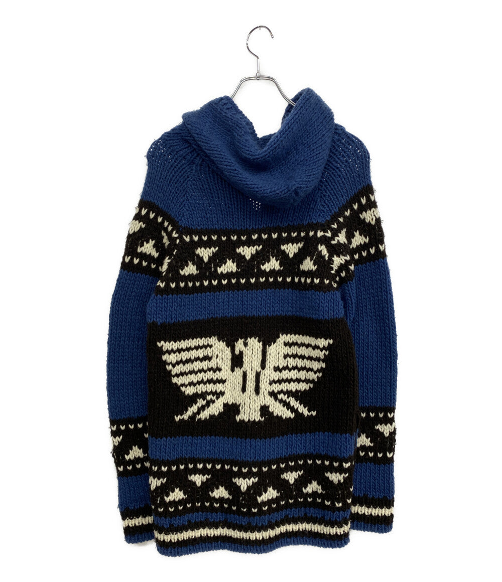 Ron Herman フーディーカウチンニット ブルー 2820800026 メンズ SIZE