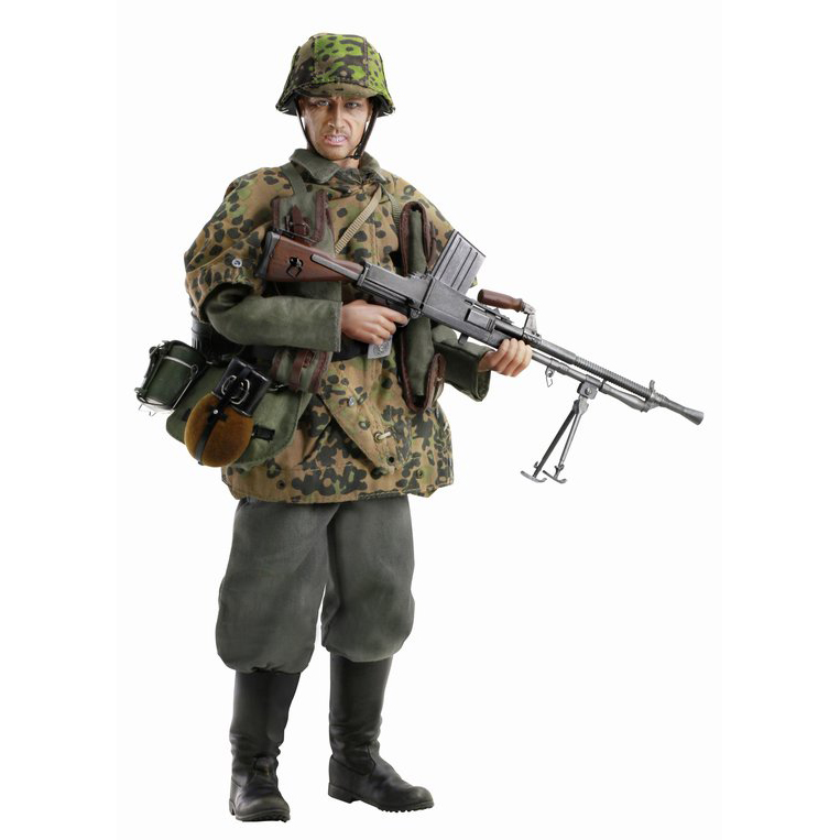 ドラゴンモデルズ 1 6フィギュア ドイツ軍 第3SS装甲師団 軽機関銃手