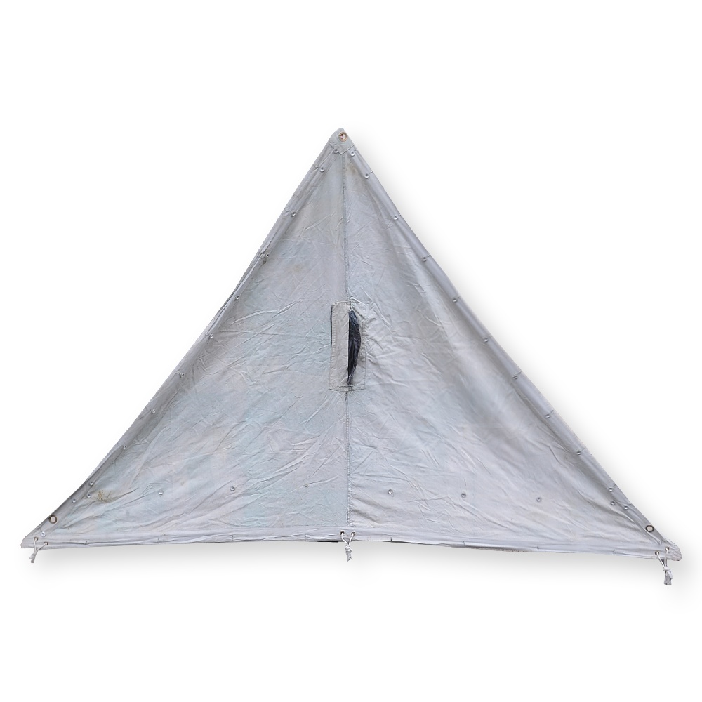 スウェーデン軍放出品 テントシート 軍幕 トライアングル 迷彩