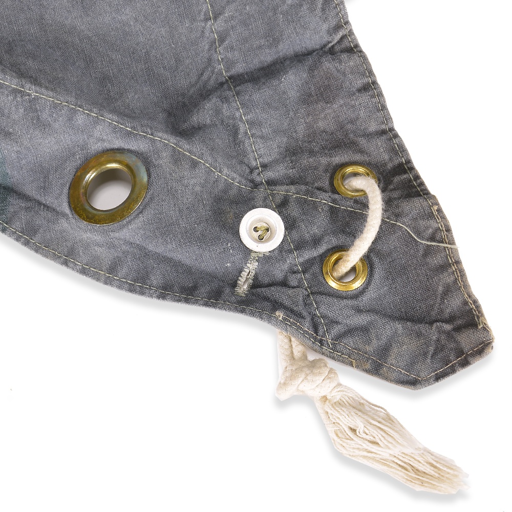 スウェーデン軍幕 used 4枚 スウェーデン軍 三角 軍幕 USED コットン④