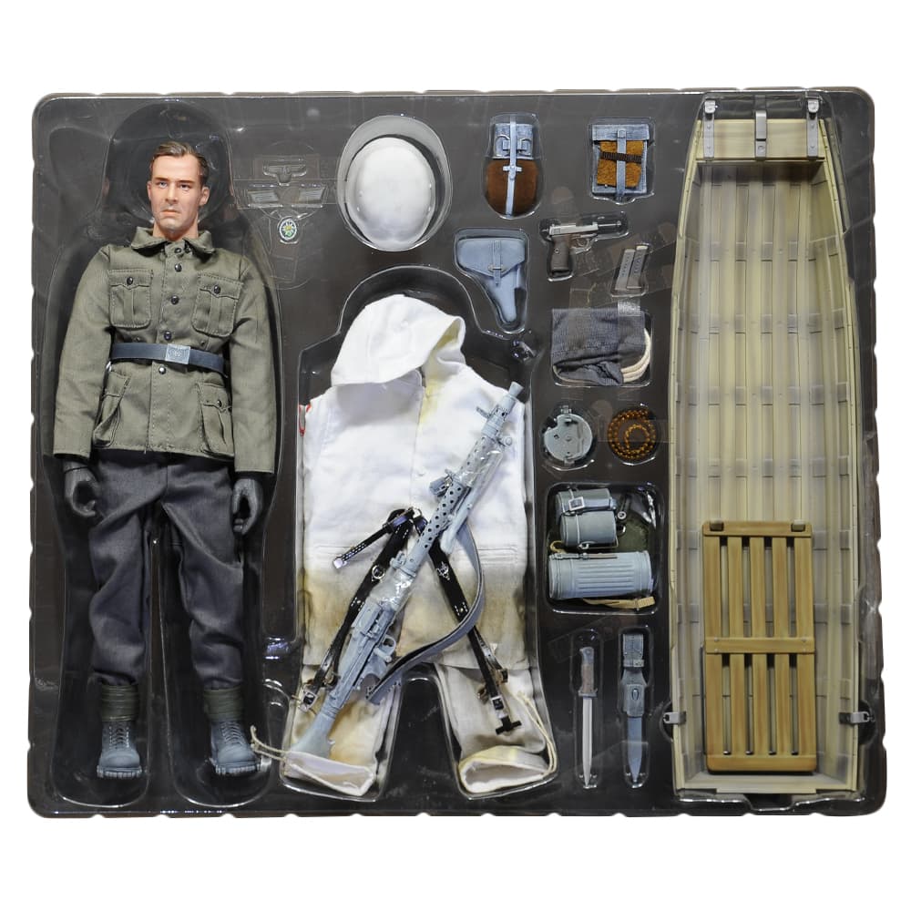 ドラゴンモデルズ 1 6フィギュア ドイツ軍 第一山岳師団 山岳猟兵 MG