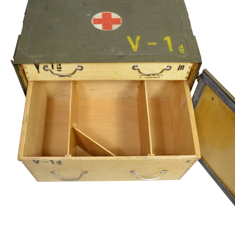 チェコ軍放出品 メディカルボックス 2段引き出し | ミリタリーショップ