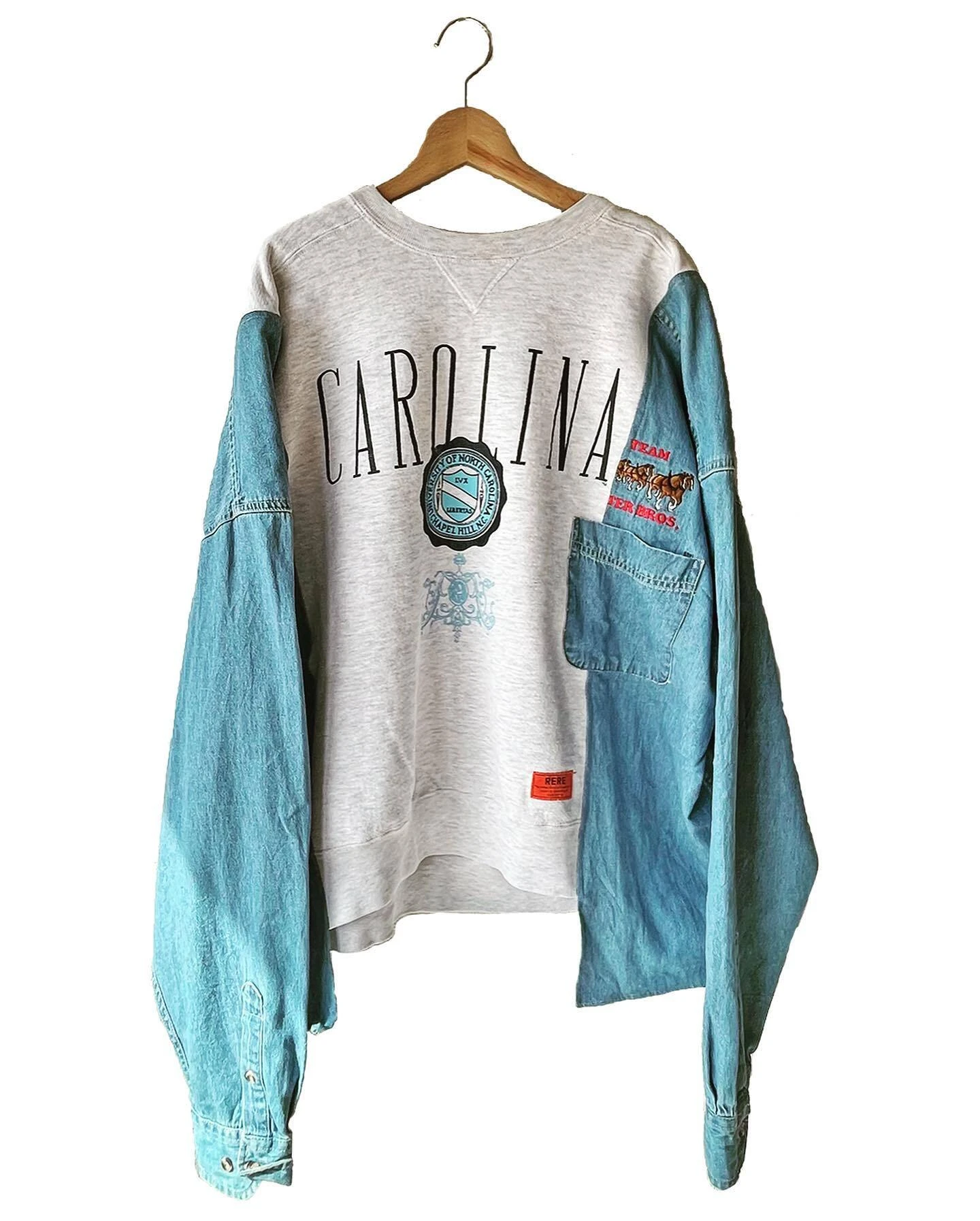 OLD PARK オールドパーク 再構築 リメイク アシンメトリー スウェット