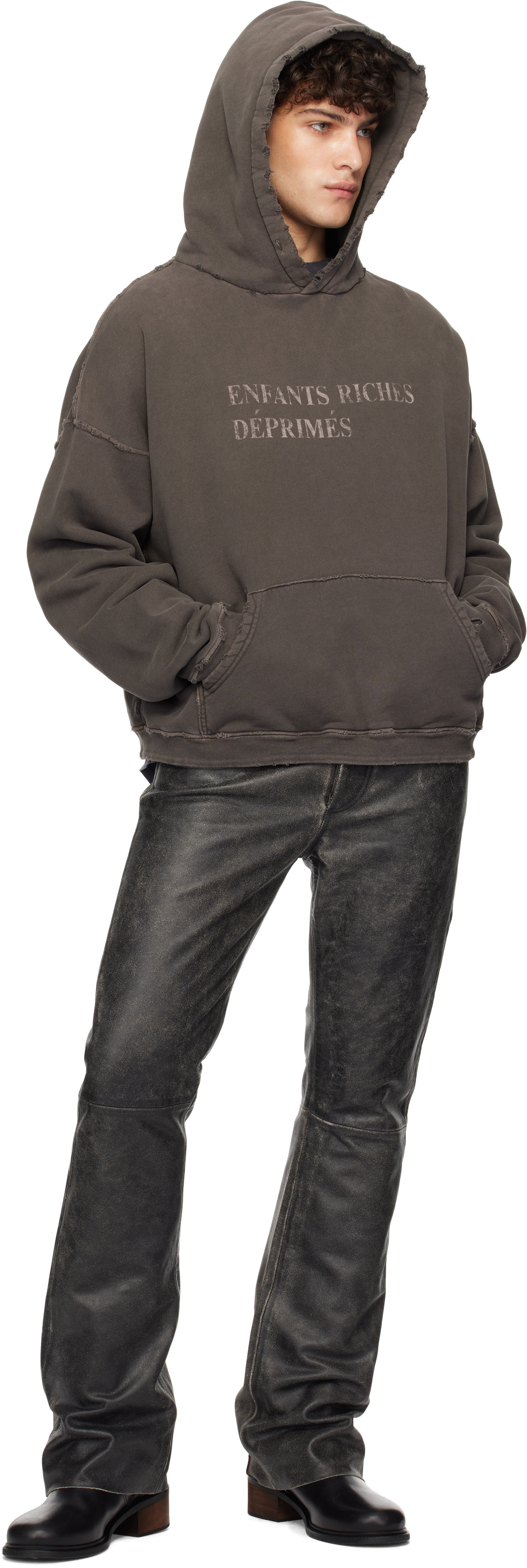 Enfants Riches Deprimes Gray Classic Logo Hoodie - Hoodies