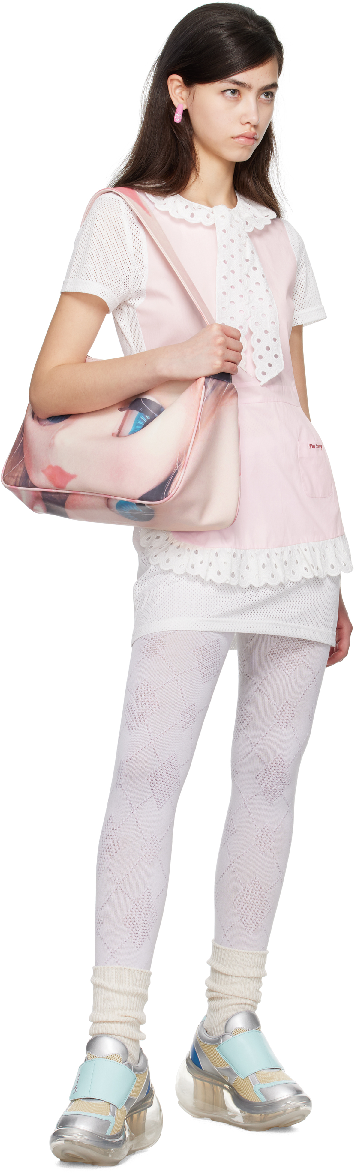 SSENSE Exclusive Pink JennyFax Edition Blythe Doll Print Bag – On