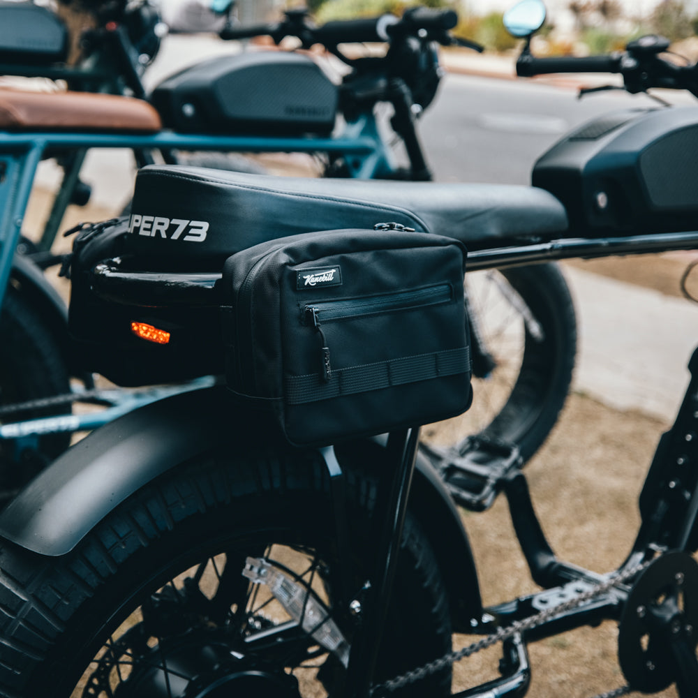 Weatherproof Saddlebags for Super73, Ariel Rider, And more