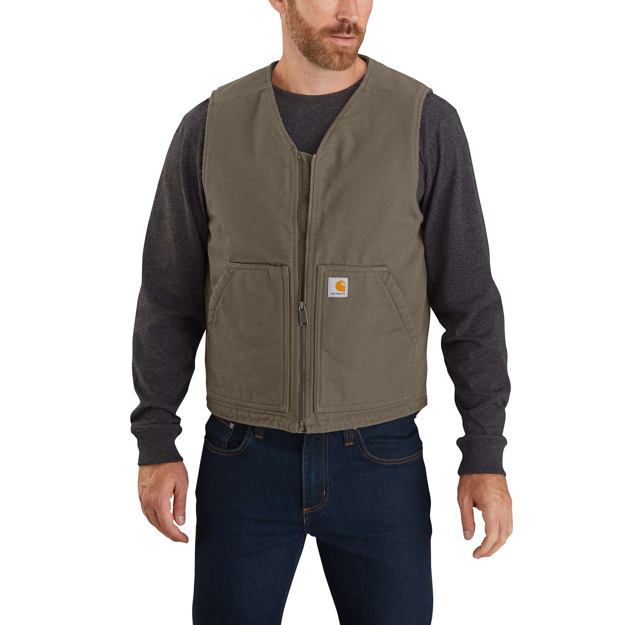 Washed Duck Rugged Vest | Carhartt Reworked