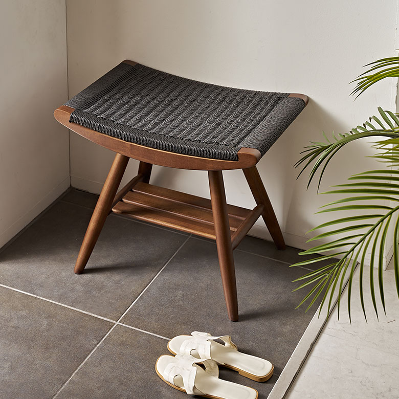 スツール 椅子 イス いす チェア ベンチ ペーパーコード 木 木製