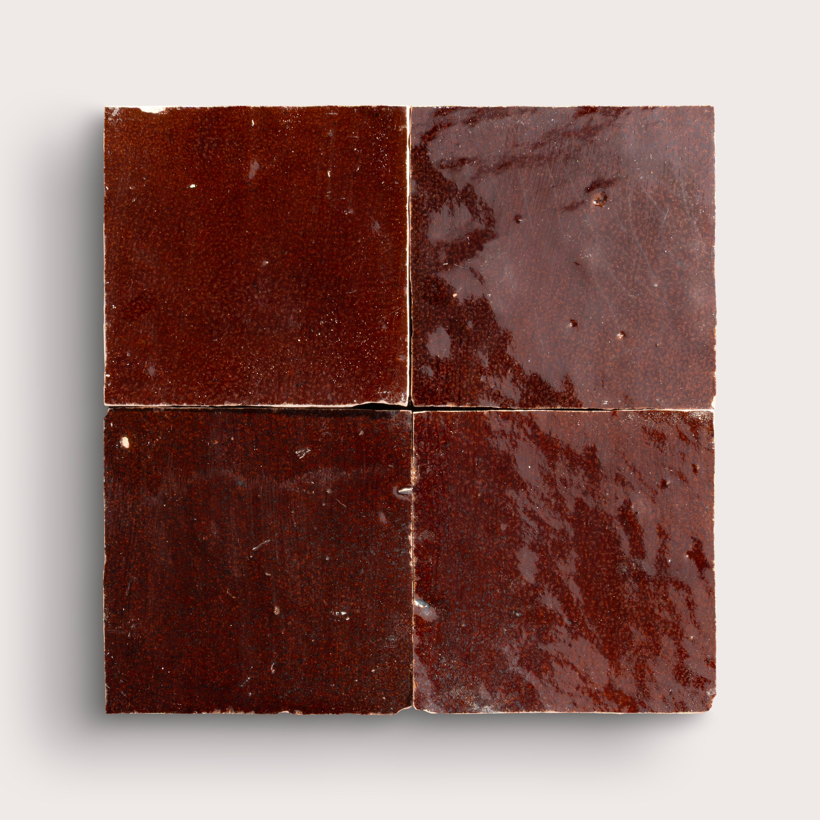 Chocolate 4x4 Zellige Tile