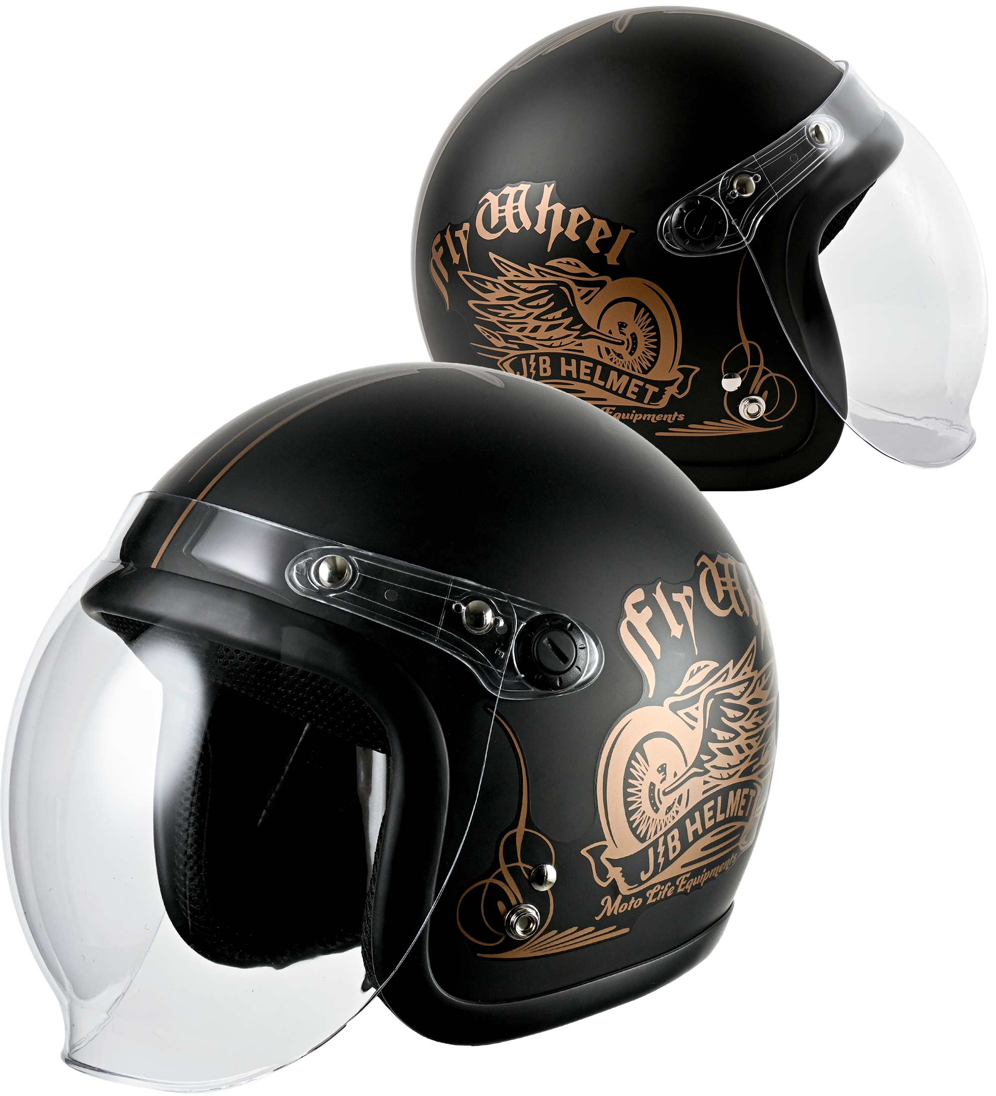 10年の実績ロングヒットのジェットヘルメット、それがJBシリーズ。10年