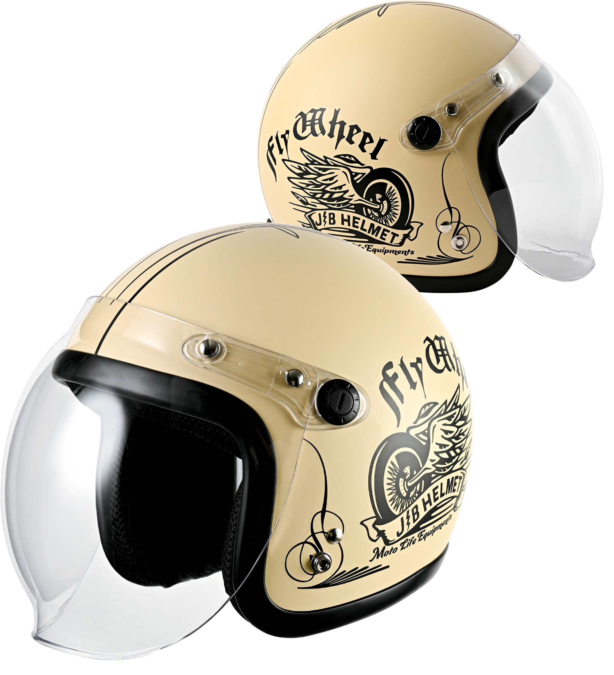 10年の実績ロングヒットのジェットヘルメット、それがJBシリーズ。10年