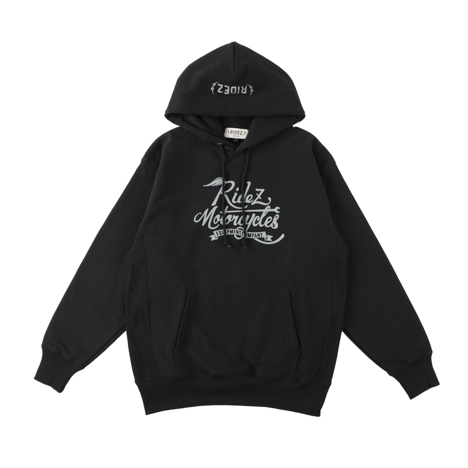 RIDEZ SKULL MC ZIP PARKA 12oz 厚手スカル ジップパーカー RHD04