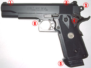 WA／ハイキャパシティ.45 CQBスペシャル[HI-CAPACITY.45 CQB SPECIAL