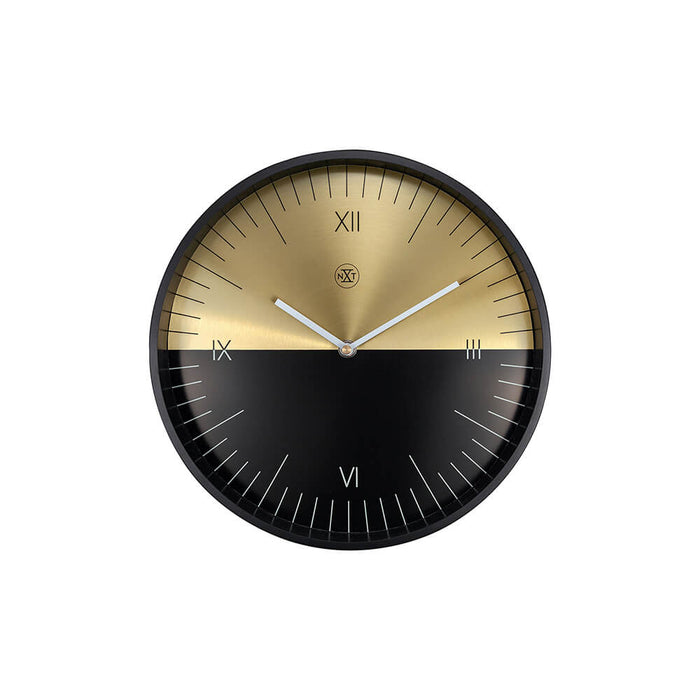 ネクスタイム 掛け時計 ハーフ ブラックゴールド — ルークランオンライン