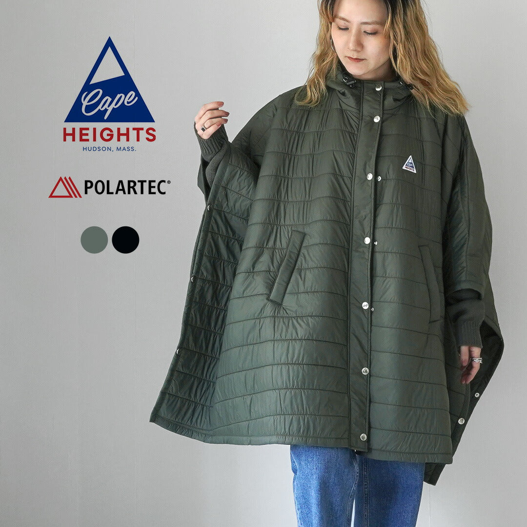 ケープハイツポーラテック ポンチョネイビーフード