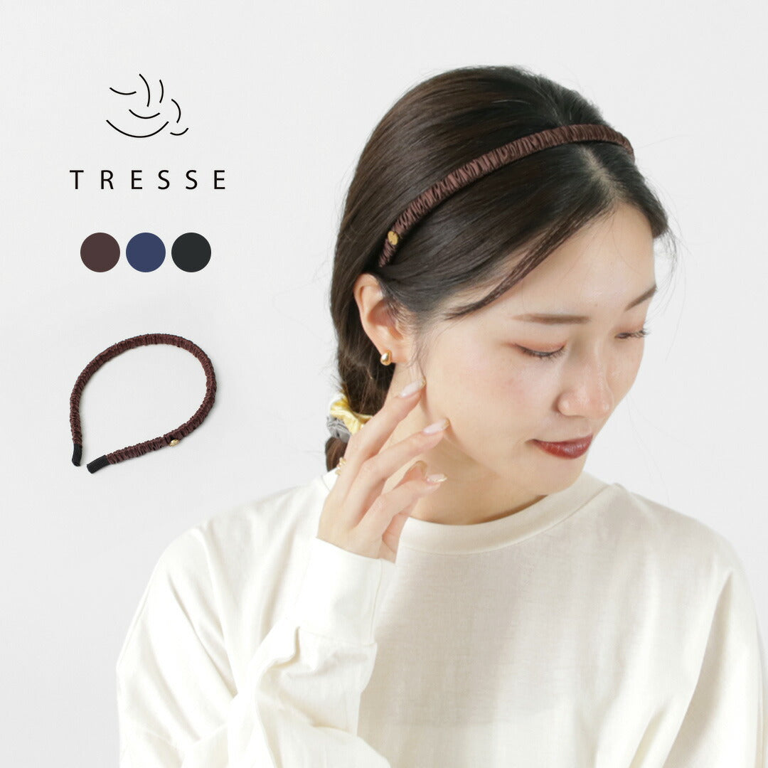 20％OFF】TRESSE（トレス） ソフィー シルクカチューシャ｜ROCOCO
