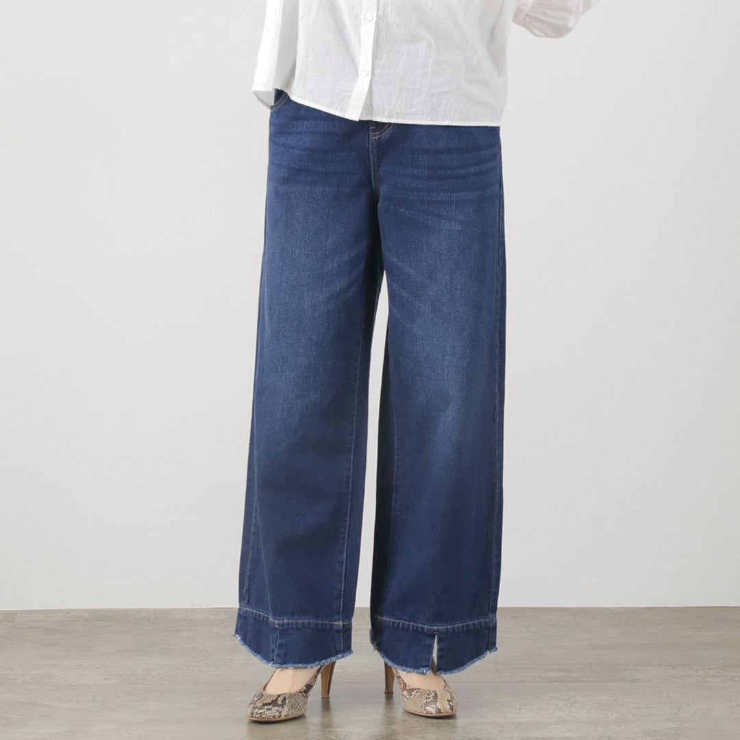 50％OFF】CYAN TOKYO（シアン トーキョー） リブウエスト デニム