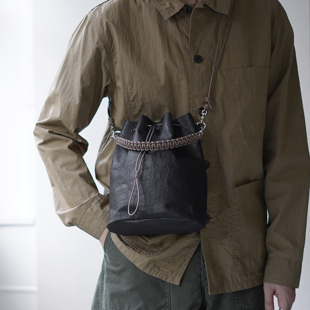 SENTI（センティ） ダイニーマレザー ドローストリング 2wayバッグ