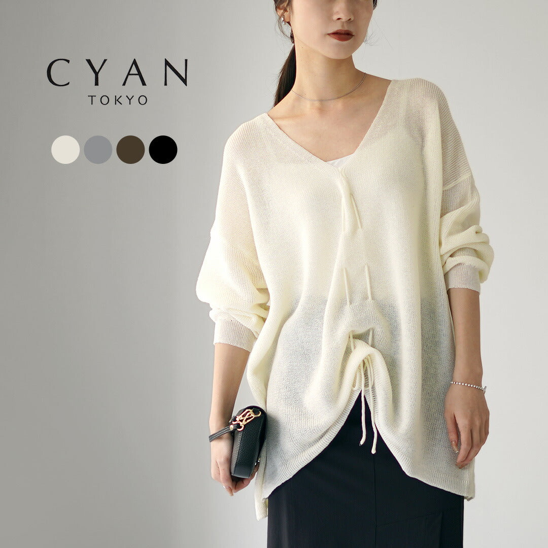 CYAN TOKYO（シアン トーキョー） レングスアレンジ Vニット / サマー